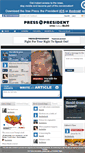 Mobile Screenshot of pressthepresident.com